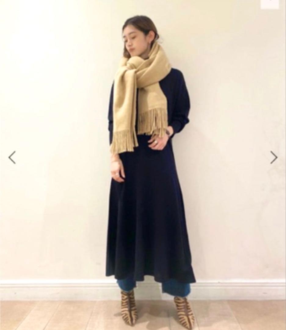 ASAUCE MELER アソースメレ スポンディッシュウールストール　ホワイト