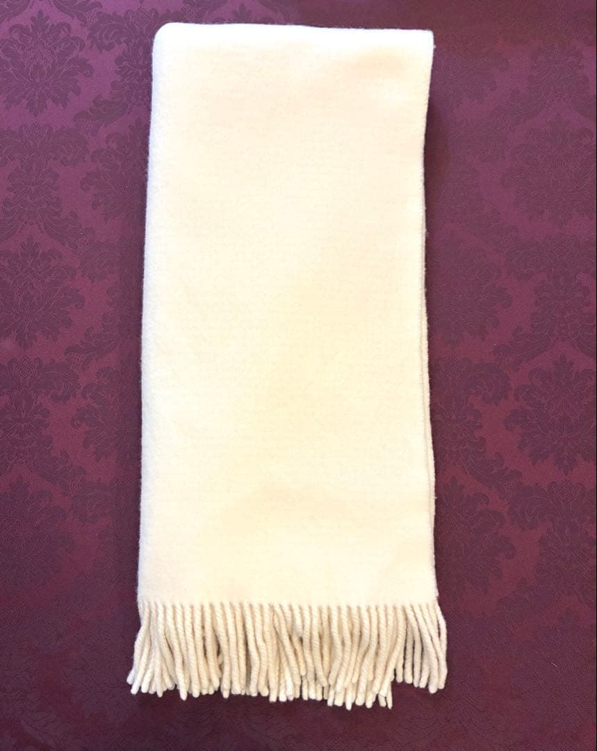 ASAUCE MELER アソースメレ スポンディッシュウールストール　ホワイト