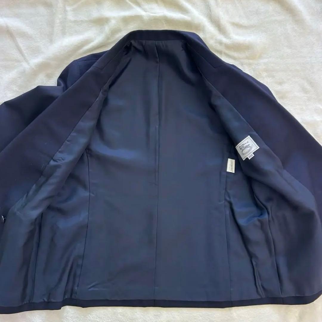 【美品】バーバリー フォーマル セットアップ 160 卒業式 入学式 ネイビー