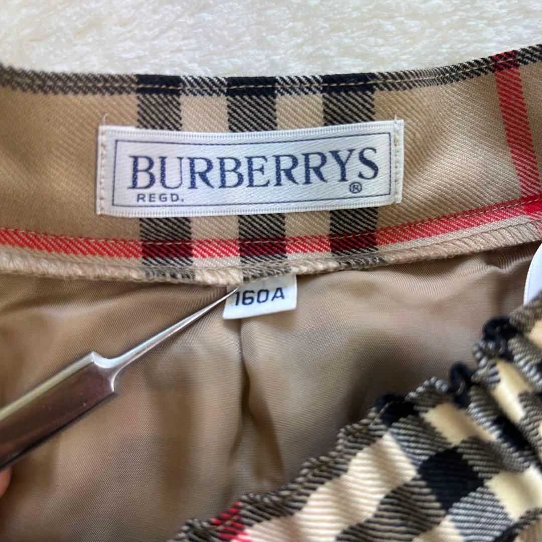 【美品】バーバリー フォーマル セットアップ 160 卒業式 入学式 ネイビー