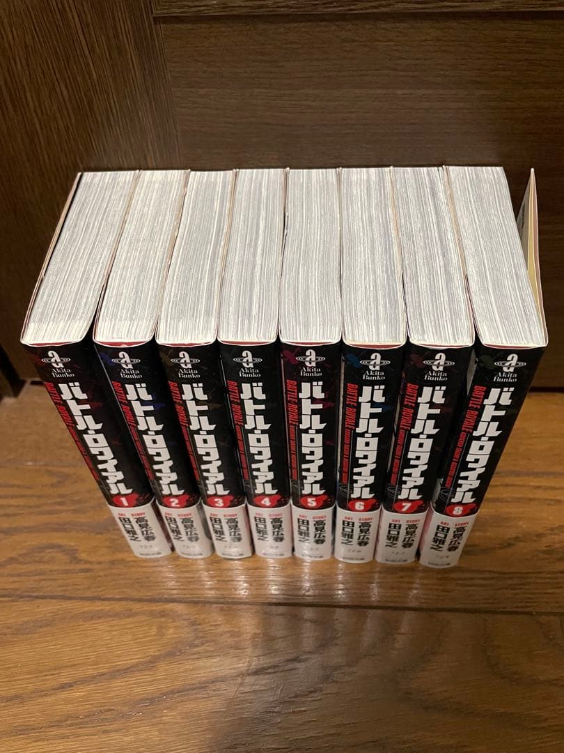 バトルロワイアル全巻 （文庫版）秋田文庫／田口雅之 (著者) 高見広春