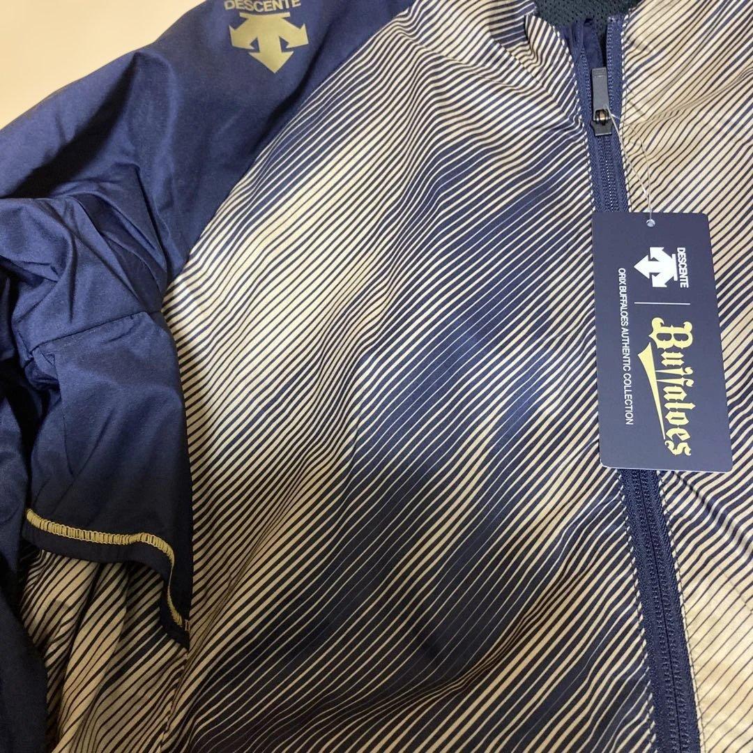 バファローズ ストライプジャケット デサント　ウインドブレーカージャンパー　美品