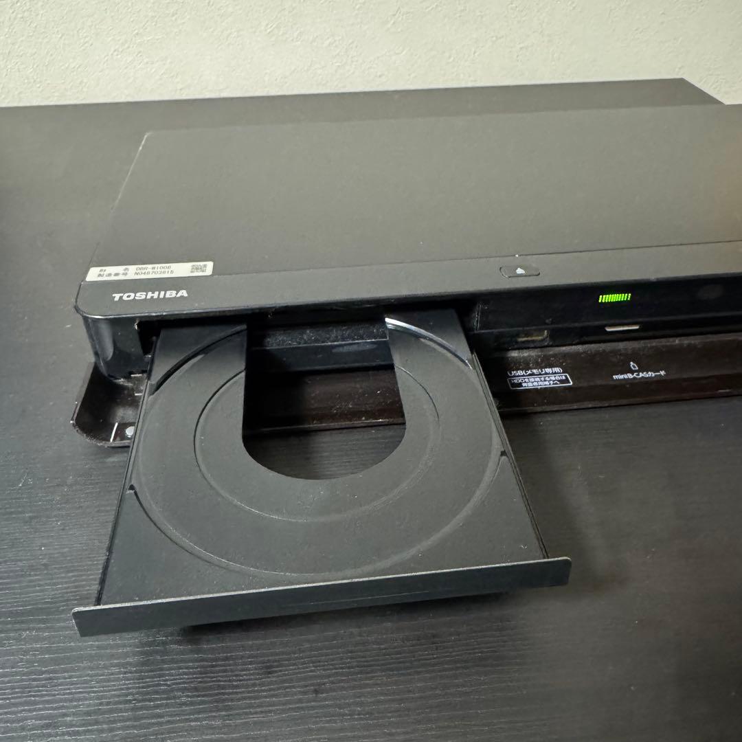 【動作品】TOSHIBA Blu-rayディスクレコーダー DBR-W1008