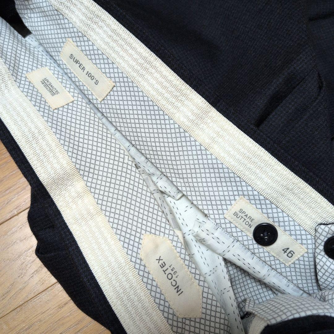 INCOTEX(インコテックス) 1AT031 秋冬ウールスラックス 46サイズ