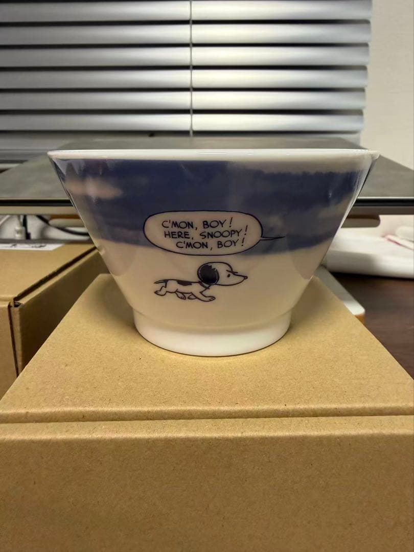 新品　スヌーピー　ミュージアム　お茶碗 50's SN＆CB 2個セット　和風