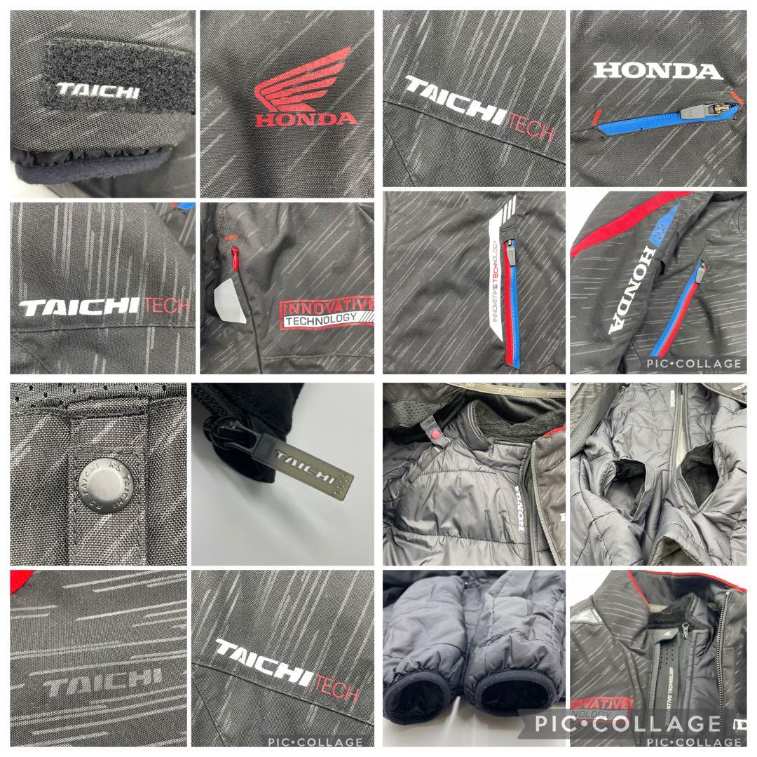 超美品　Honda×タイチ オールシーズンジャケット　胸部脊髄肘肩　プロテクター