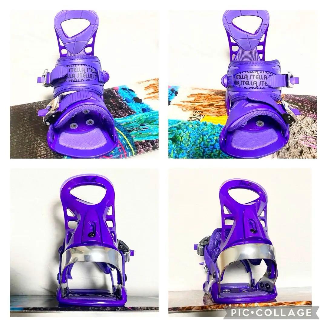 SLQ スノーボード STELLAビンディング レディース ロッカー レディース