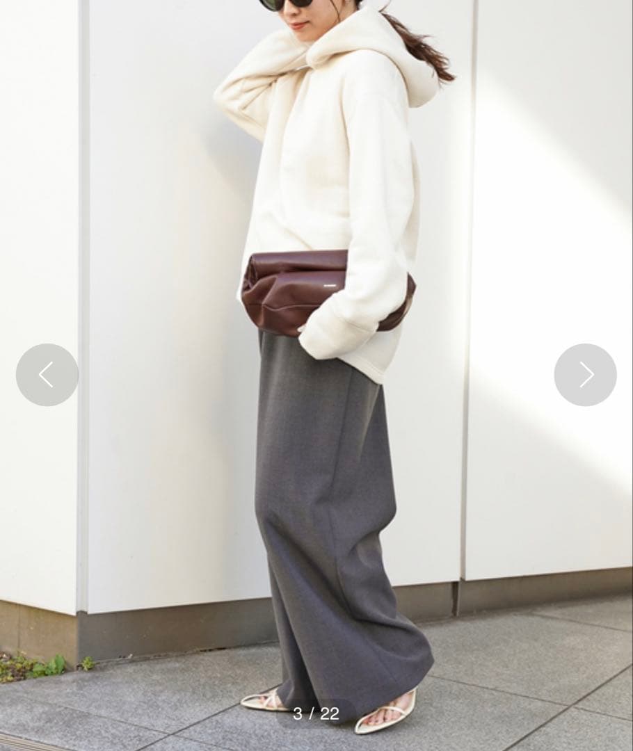 新品Deuxieme Classe Prime wool フリースプルオーバー