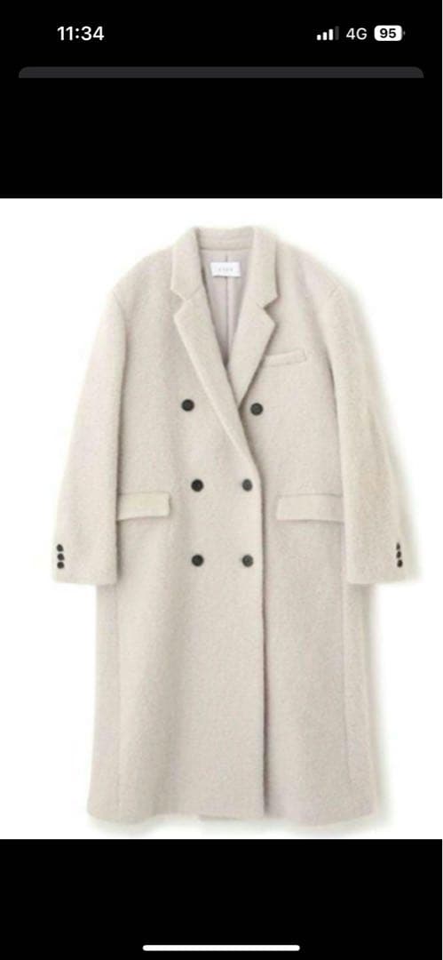 ETRE TOKYO ウールシャギーチェスターコート