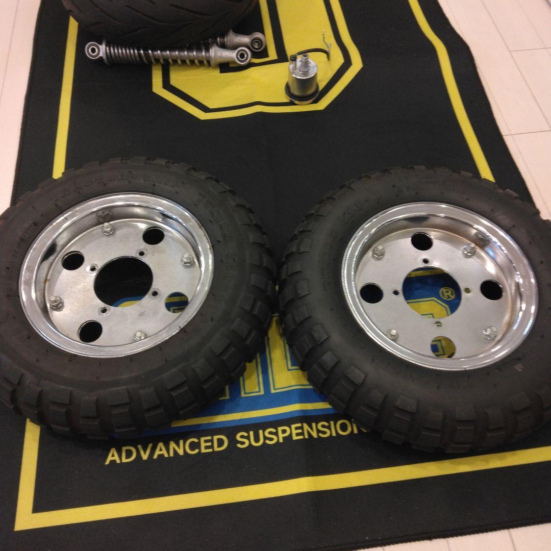 ゴリラスプリングエディション純正メッキホイール 　タイヤおまけモンキーにも