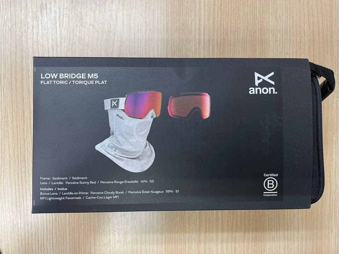 anon. 25-26 M5 SEDIMENTゴーグル ローブリッジ