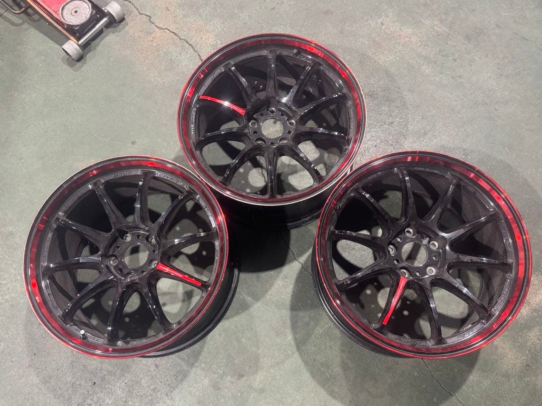 WorkEmotion ZR10紅 18×9.5J＋38 pcd114.3 2本