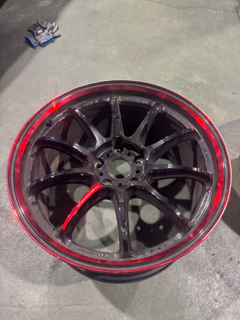 WorkEmotion ZR10紅 18×9.5J＋38 pcd114.3 2本