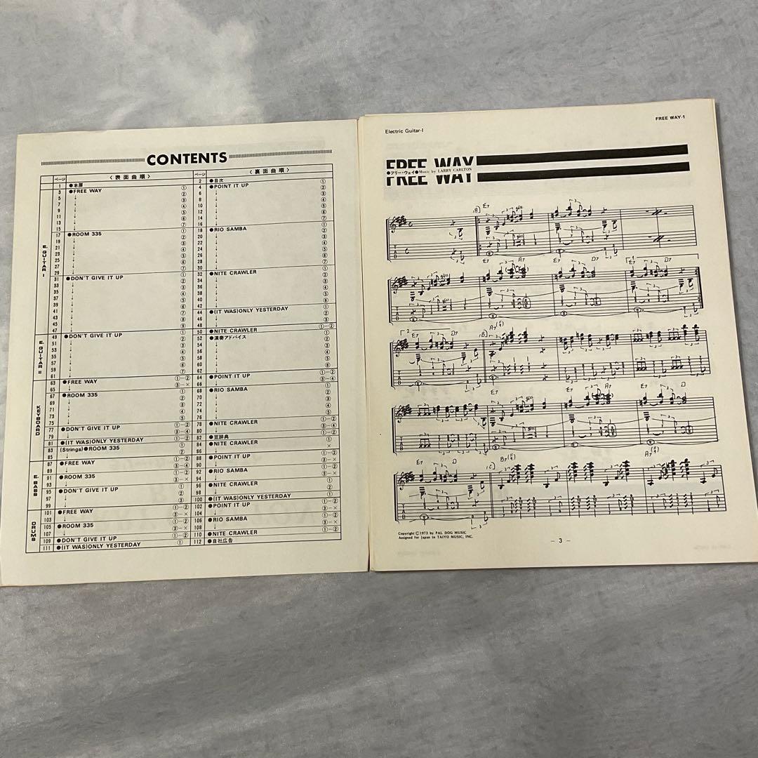 LARRY CARLTON BEST パート譜