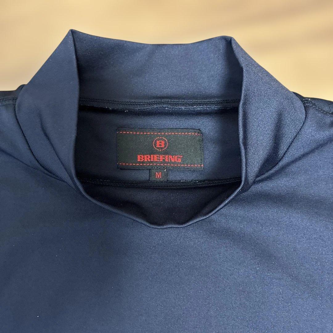 【極美品】BRIEFING 長袖モックネック BBG231M09