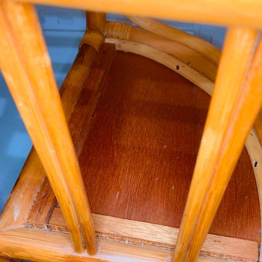 【レア美品】ヴィンテージ　ラタンチェアー　コイズミ　腰掛け　koizumi