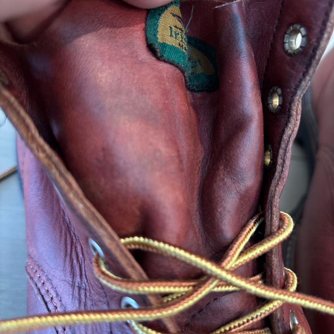 レッドウィング　アイリッシュセッター　半円犬タグ　8 E 26.0