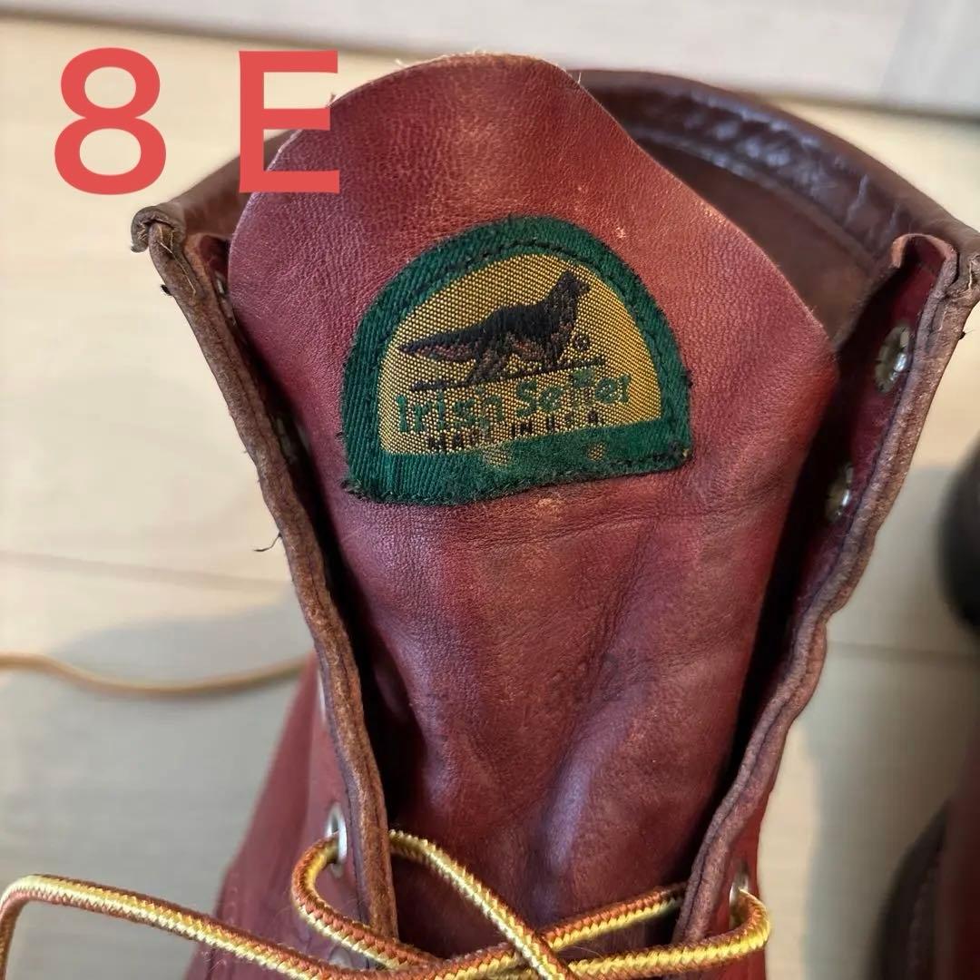 レッドウィング　アイリッシュセッター　半円犬タグ　8 E 26.0