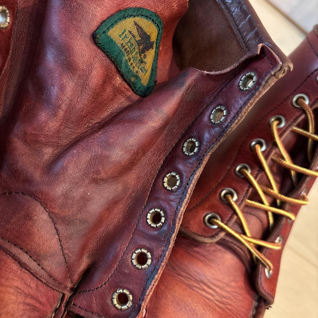 レッドウィング　アイリッシュセッター　半円犬タグ　8 E 26.0