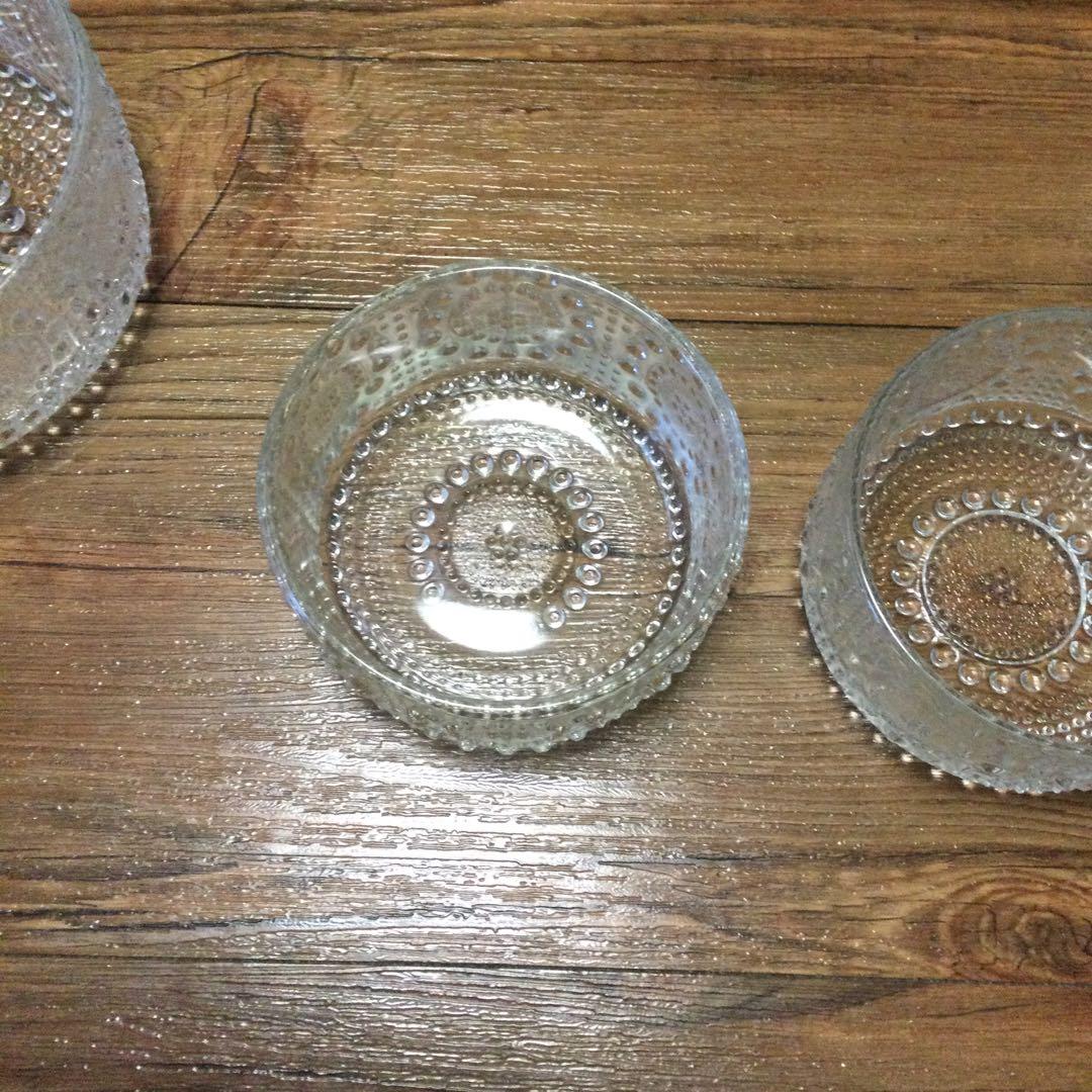 リーヒマエンラシ　グラッポニア　ガラスボウル　クリーマー　セット