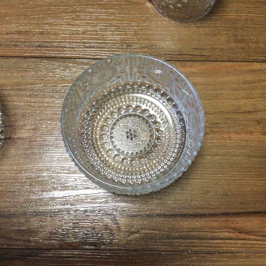 リーヒマエンラシ　グラッポニア　ガラスボウル　クリーマー　セット