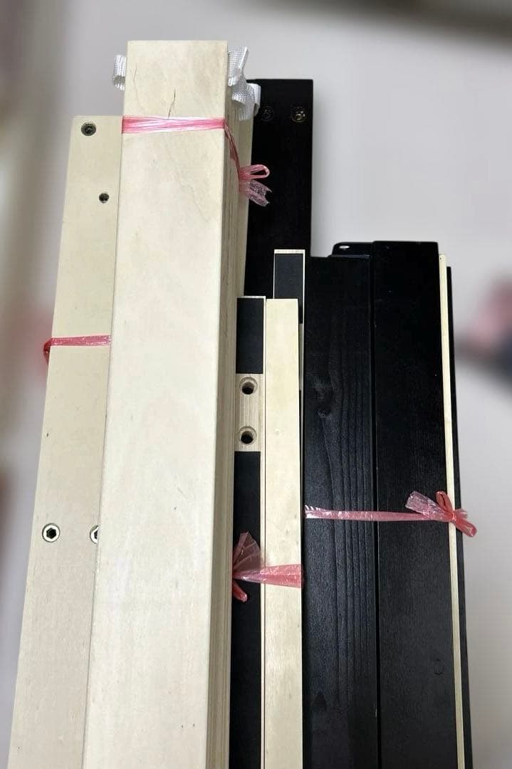 天然木3段階　脚高さ調整　セミダブル　ヘッドレス　すのこベッド