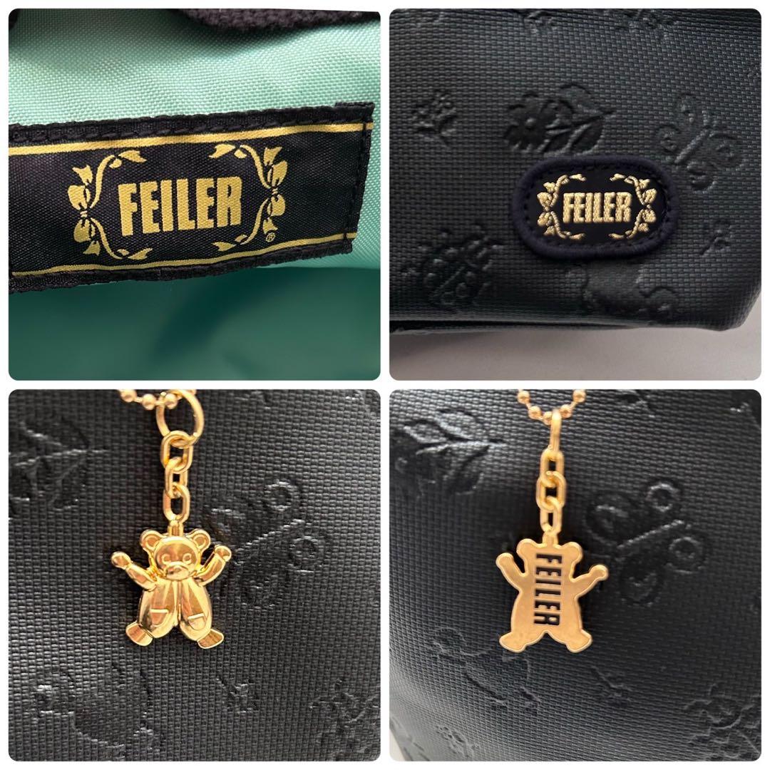 極美品 FEILER エンボス ハイジ トートバッグ