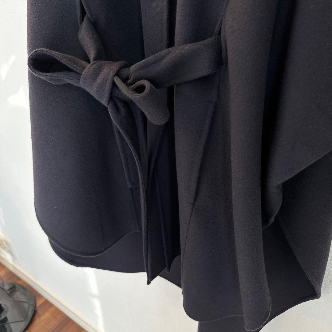 LE PHIL ソフトウールリバーポンチョ　ネイビー