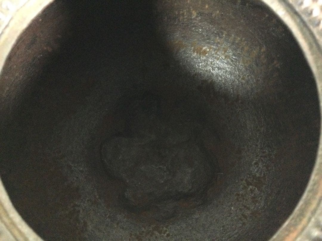 茶道具 姥口霰丸釜 釜師三浦一孝 茶釜 供箱 L295