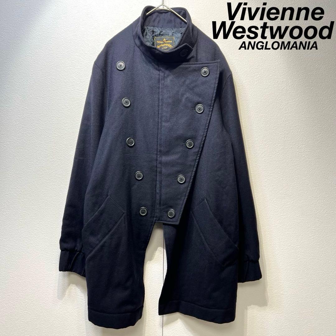 希少 美品 ヴィヴィアンウエストウッド アングロマニア 変形 ウール コート