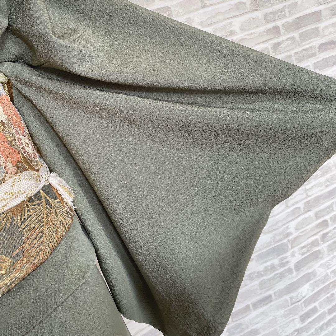 色無地　フルセット　藤紋　シンプル　礼装　カジュアル　着物　P3