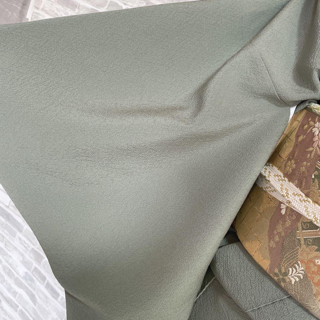 色無地　フルセット　藤紋　シンプル　礼装　カジュアル　着物　P3