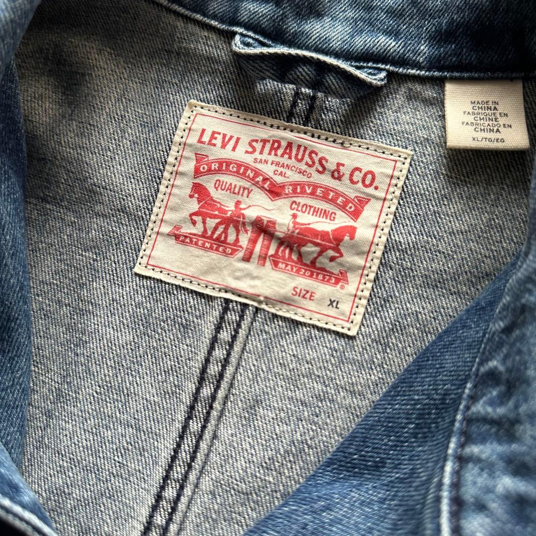 【美品】Levi's リーバイス カバーオール デニムジャケット XL