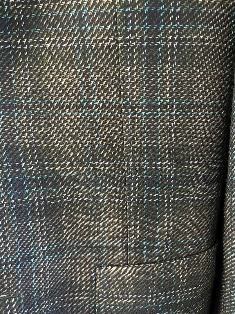 (Kofb)TAGLIATORE テーラードジャケット 44R チェック柄