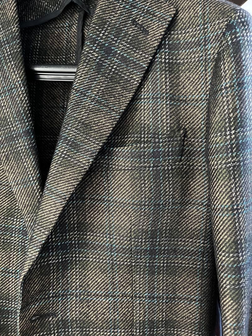 (Kofb)TAGLIATORE テーラードジャケット 44R チェック柄
