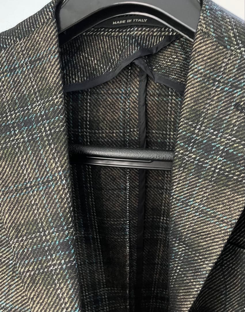 (Kofb)TAGLIATORE テーラードジャケット 44R チェック柄