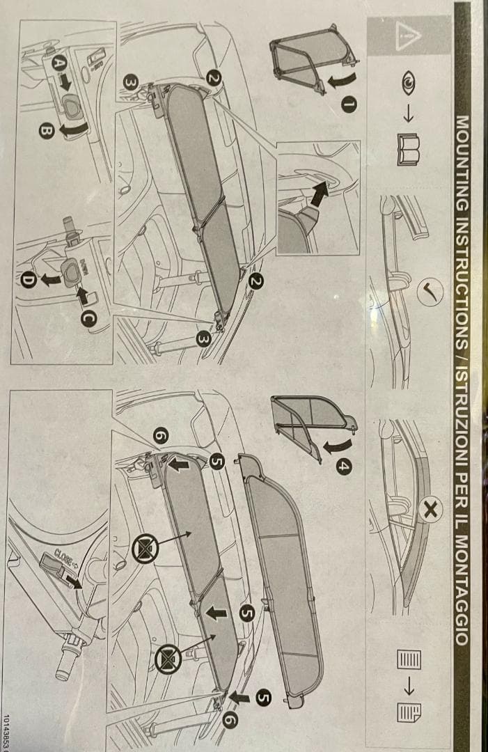 【✨超希少✨】フェラーリ　カリフォルニア　純正 ウィンドディフレクター