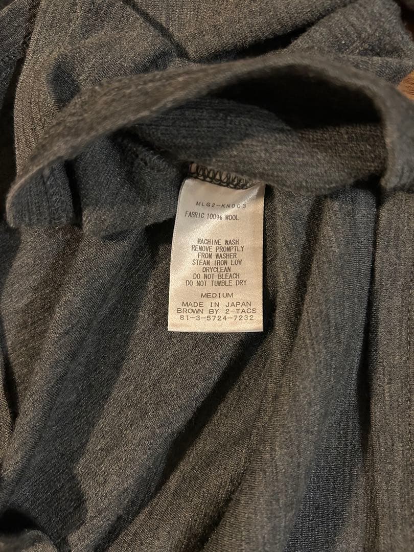 トップス 2-tacs BAA#3 MERINO CREW