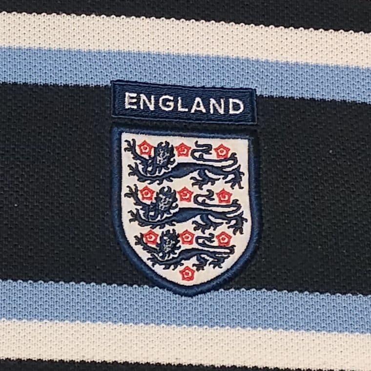 激レア 90s UMBRO アンブロ イングランド 代表 ボーダー ロンT L