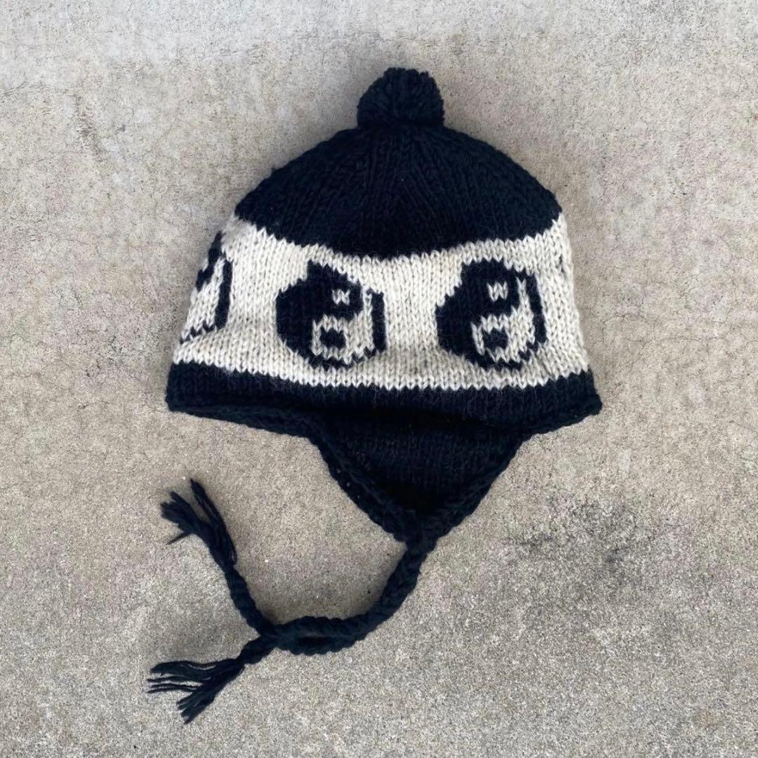 MacMahon Knitting Mills ボンボンニット帽 陰陽