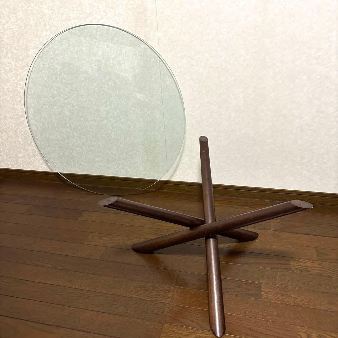 【良品】※直接お渡し NOCE ガラス センターテーブル