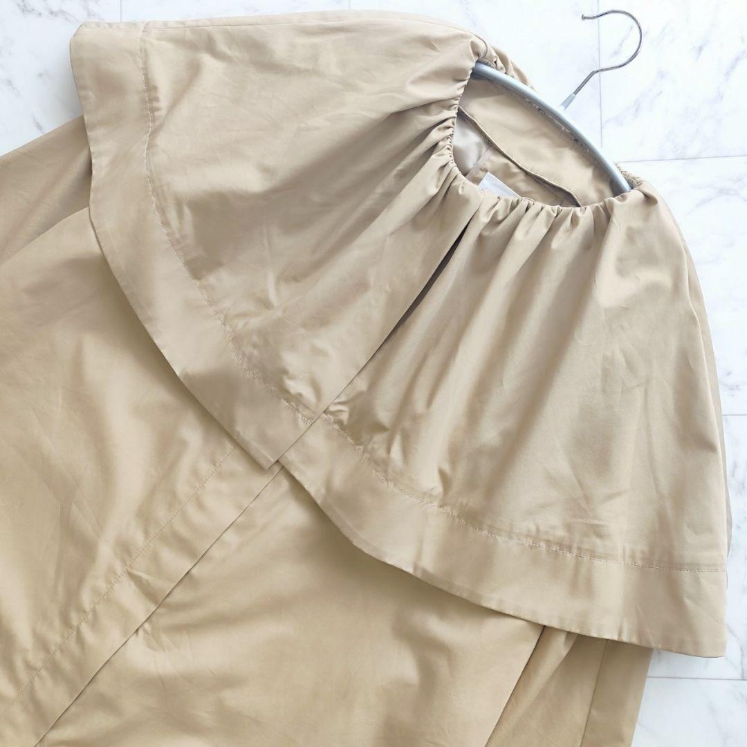 洗える ELLIE エリー ビッグカラートレンチコート