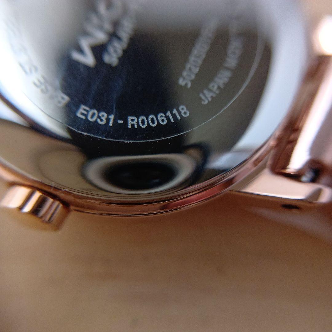 CITIZENwiccaソーラークォーツ腕時計SS/PGP