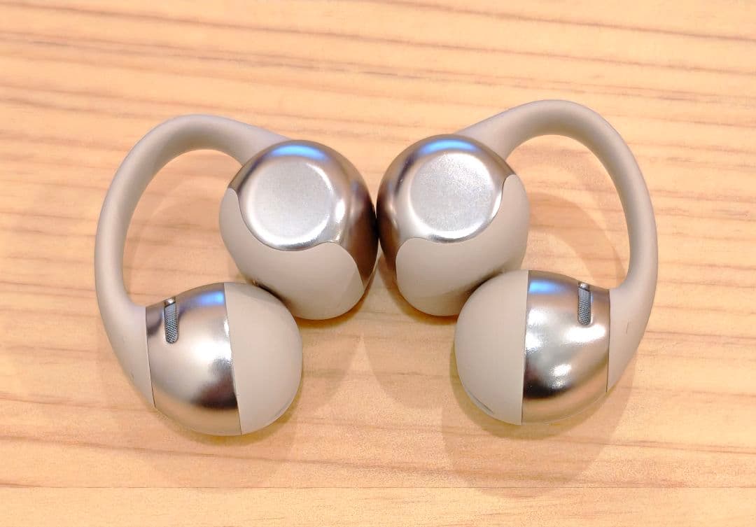 【納品書付き】 Shokz OPENDOTS ONE グレー 純正ケースカバー付