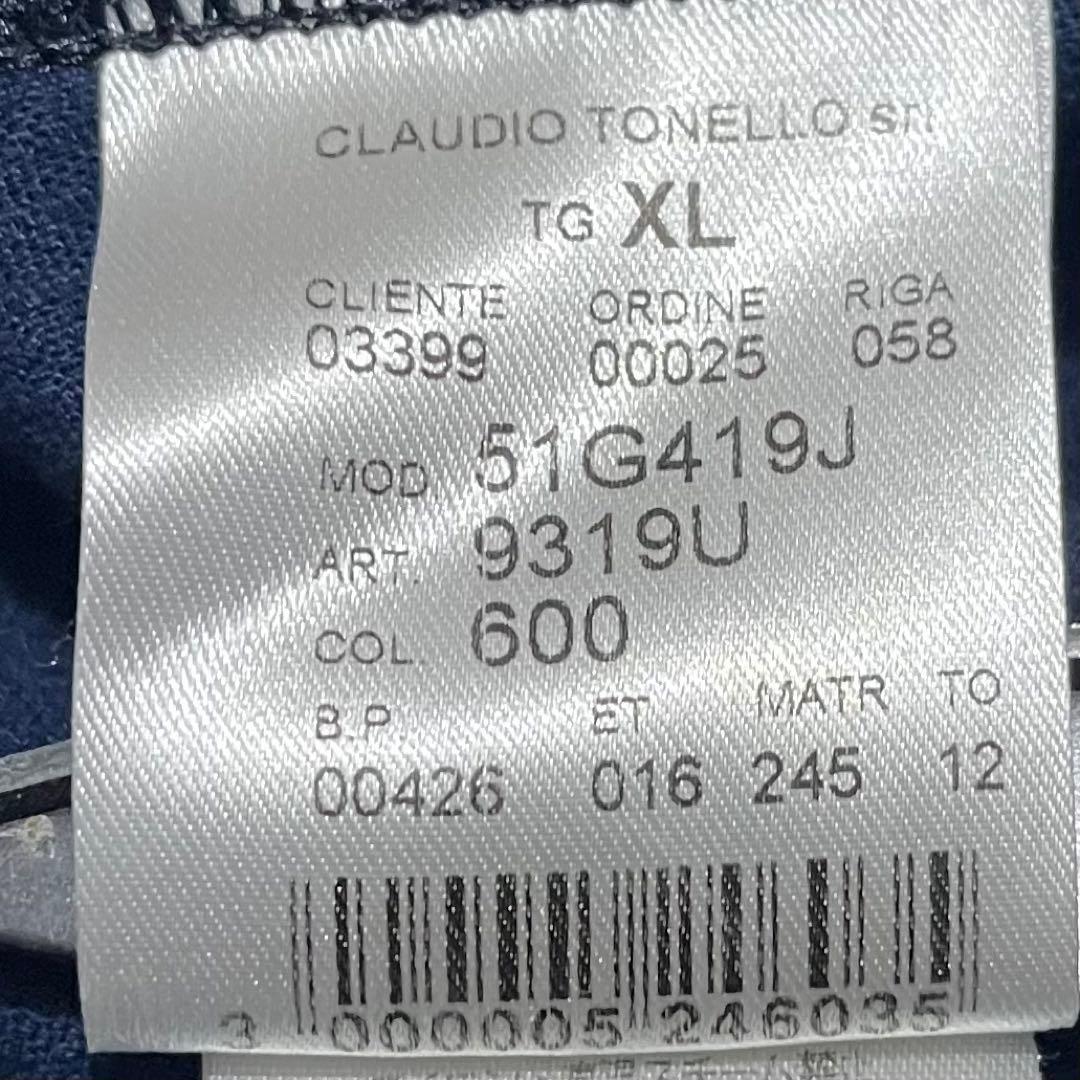 未使用級T-JACKET XLコーデュロイ デザイリング加工イタリア製 シングル