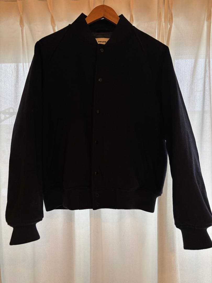 ジャケット・アウター everyone varsity jacket *no patch (NAVY)