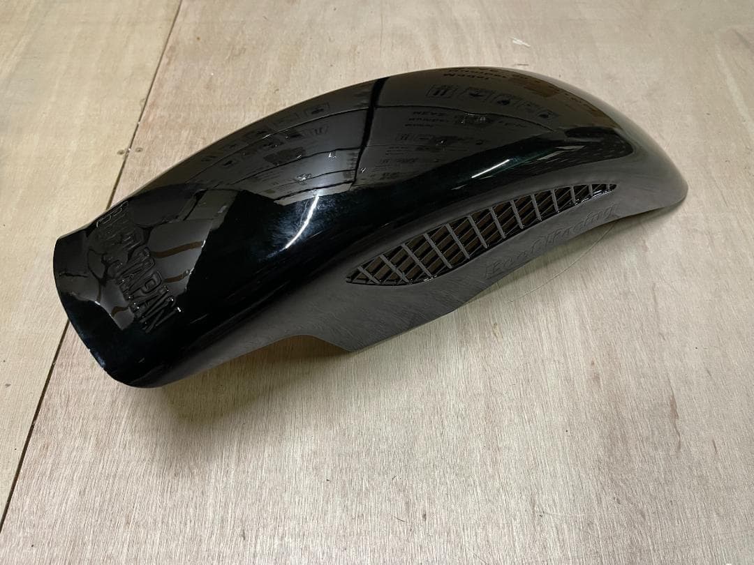 メッシュフェンダー　ロゴ有 黒/BEET アルフィン