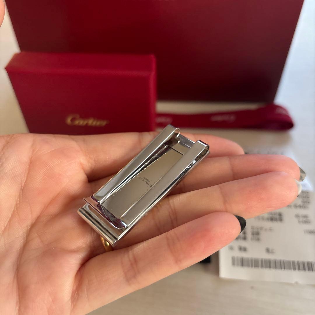 超美品☆付属品全て付き！Cartier マネークリップ