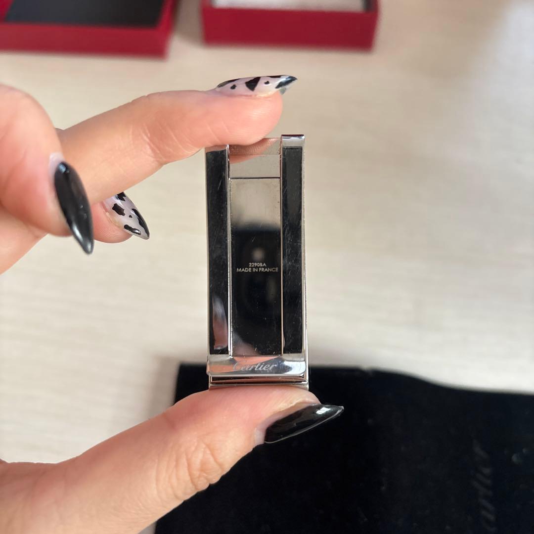 超美品☆付属品全て付き！Cartier マネークリップ