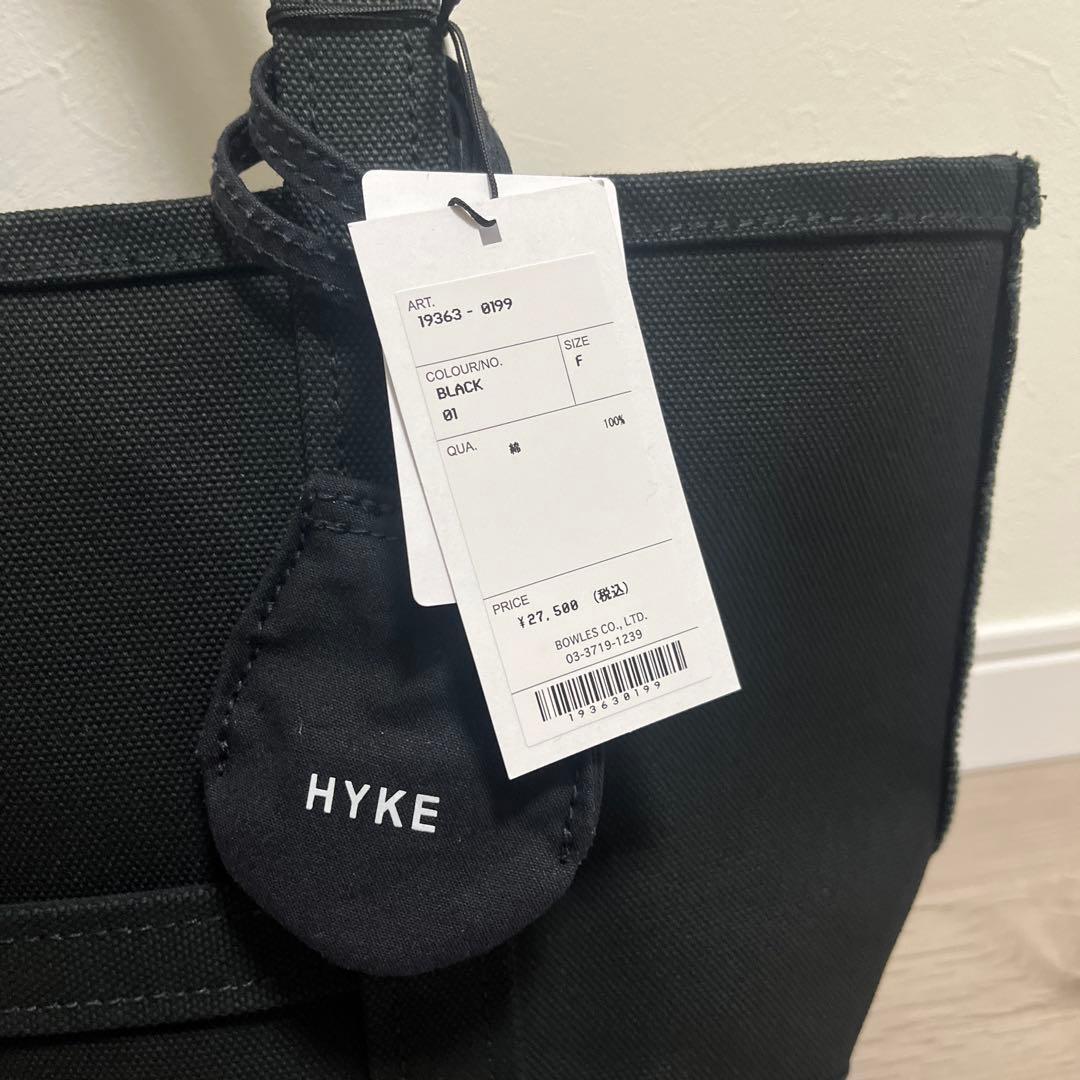 HYKE ハイク トートバック ブラック 2026ss